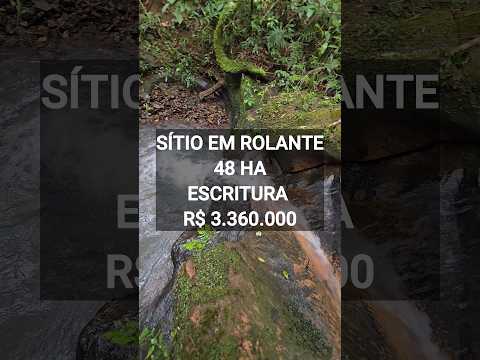 [1192] SÍTIO EM ROLANTE 48 HA ESRITURA, RIACHO, AÇUDE, MANGUEIRA, BALANÇA E GALPÃO R$ 3,36 MILHÕES