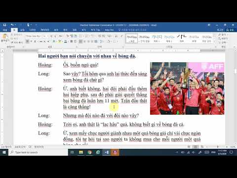 Practical Vietnamese Conversation 5  LESSON 11   20200608 20200613