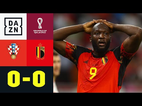 Lukaku lässt XXL-Chancen liegen! Belgien scheidet früh aus: Kroatien – Belgien 0:0 | WM 2022 | DAZN