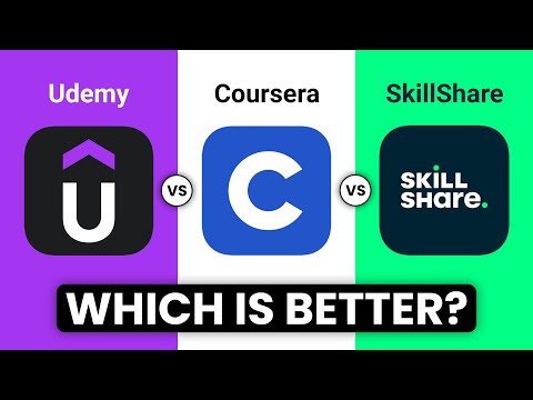 BEST Online Learning Platforms in 2025 | UDEMY Vs COURSERA Vs SKILLSHARE