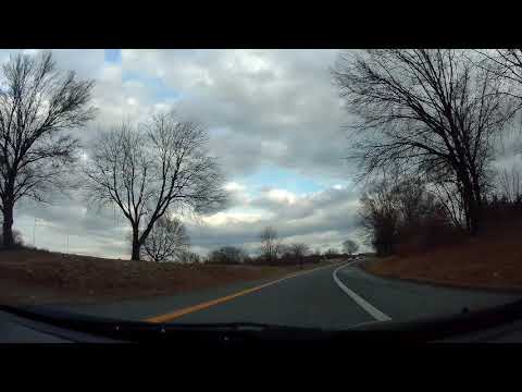 MD Interstate 81 north exit 4A inbound high mast streetlights