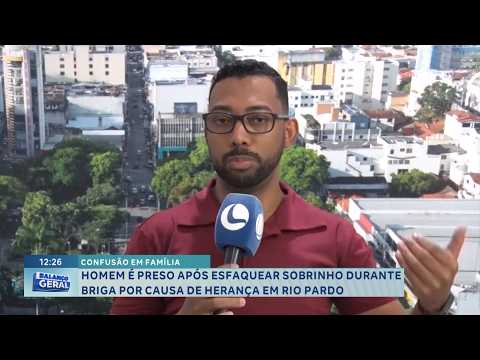 Briga por herança: Homem esfaqueia sobrinho e é preso em Rio do Prado.