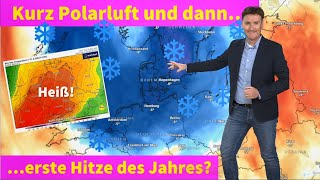 35°C: Jetzt auch ECMWF mit Hitzestart in den Sommer! Zuvor Polarluftklatsche - Schnee und Bodenfrost