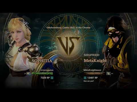 Soul Calibur 6 Meta Knightmare (Siegfried) VS (Sophitia) Overcomeon