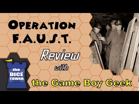 The Game Boy Geek (Dice Tower) Reviews Operation F.A.U.S.T