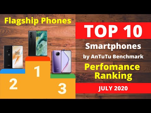 Top 10 Flagship Android Smartphones Ranking based on Performance in July 2020 Worldwide
