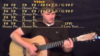 Wild Honey Pie (Beatles) Strum Guitar Cover Lesson with Chords/Lyrics