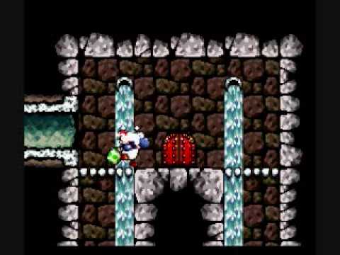 yoshi's island: beating naval piranha plant before the boss fight