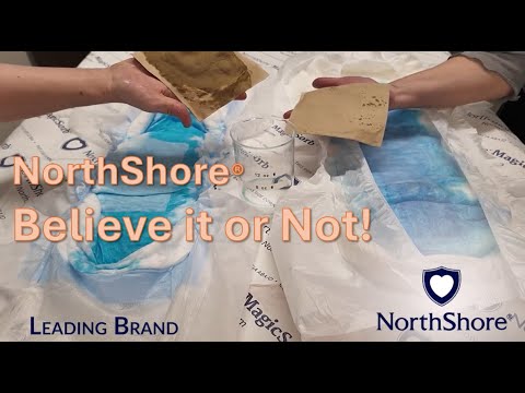 Head-to-Head Pour Test: NorthShore MEGAMAX Adult Diapers vs Leading Brand