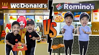 We started  our own McDonald's and Domino's | We Started Our Own Food Court | Hungry Birds
