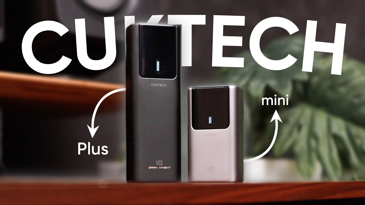Powerbank Compact 120W ⚡️⚡️ CUKTECH 10 PLUS & CUKTECH 10 MINI