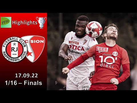 Highlights: FC Rapperswil - Jona vs FC Sion (17.09.22)