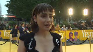 'Yesterday': An Interview with Ellise Chappell at the London Premiere video