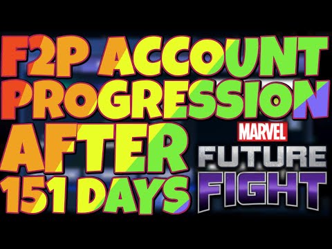 F2P ACCOUNT PROGRESSION AFTER 151 DAYS | MARVEL FUTURE FIGHT