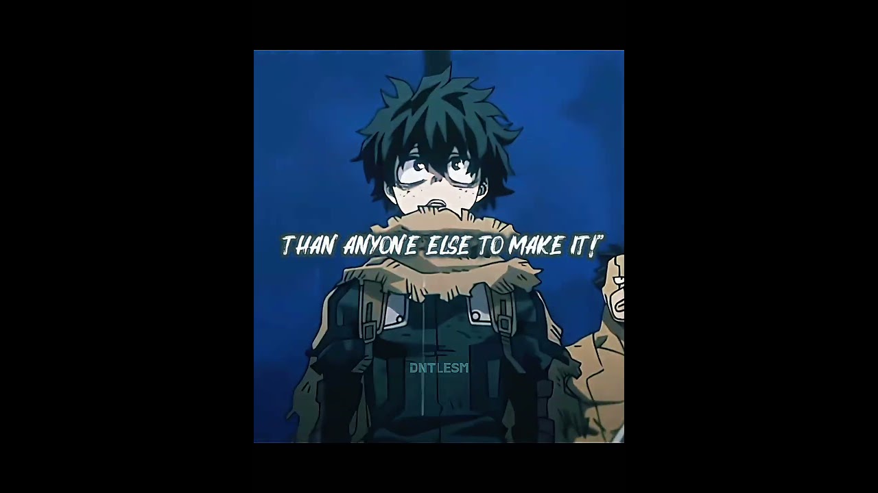 Work Harder Than Everyone 💚 | Deku Motivation#anime #animeedit #myheroacademia #dailyquotes