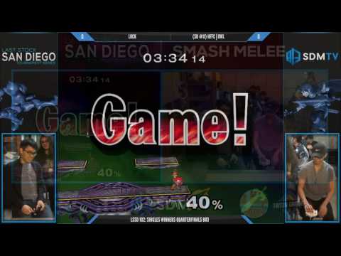 LSSD 102 - Lock (Samus) vs. HFFC | Owl (Marth) - SSBM Winners Quarters - Smash Melee