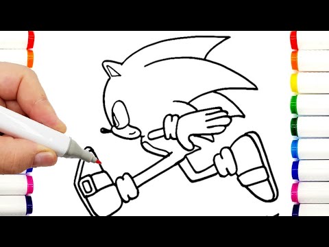 Sonic Team Coloring Pages Sonic The Hedgehog  Teils , Shadow ,Amy Rose, Knuckles draw drawing 17