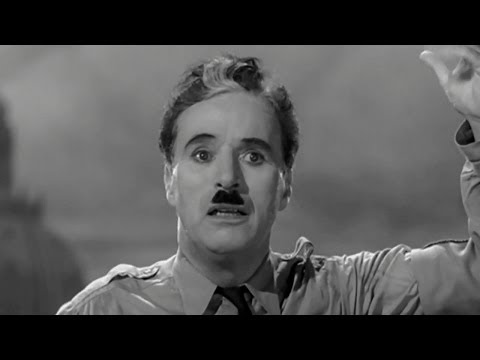 Речь Чарли Чаплина в фильме 'Великий диктатор' - 1940 г