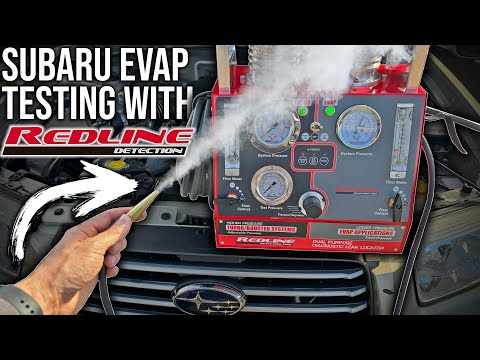 Don't Let The Smoke Out! EVAP Leak Testing A Subaru Forester w/ Redline Detection. P0442 Diagnosis.