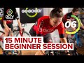15 Minute Beginner Indoor Cycling Session