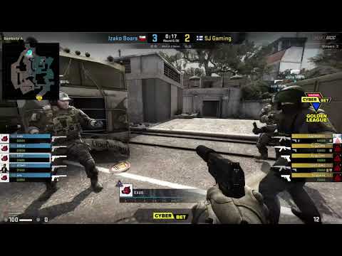 (RU) Izako Boars vs SJ Gaming | map 1 Cyber.Bet Golden League by @Toll_Tv