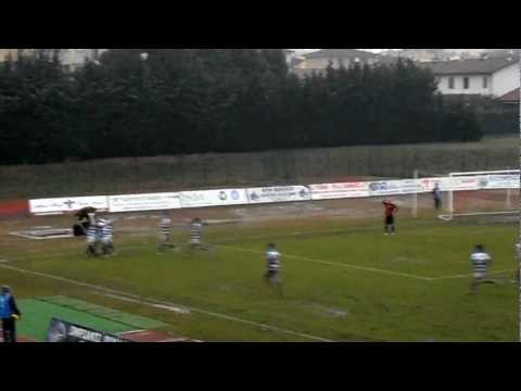 Castiglione - Pro Patria goal di Calzi
