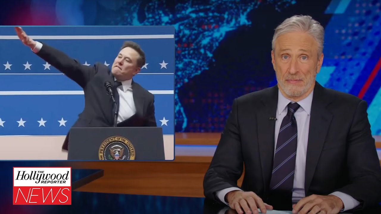 Jon Stewart Recaps Donald Trump's Inauguration, Reacts to Elon Musk Salute | THR News