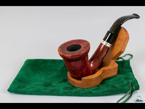 Handmade Ser Jacopo Van Gogh Picta 3 Smooth Calabash 925 Sterling Silver 9mm