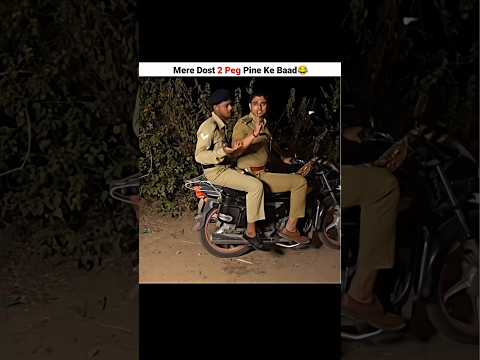 Two Police Officers Riding Without Helmet🤬 #motovlog #bike #rider #trending #ktm