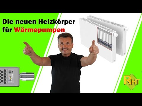 The new radiators for heat pumps