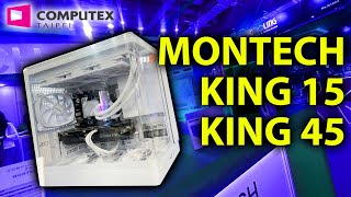 Montech King 15 & 45 Cases Launched : Compact designs for every home | Computex 2025 booth tour.