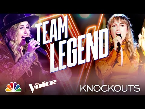 Teens Bailey Rae and Lauren Frihauf Leave Coach John with a Tough Decision - Voice Knockouts 2020
