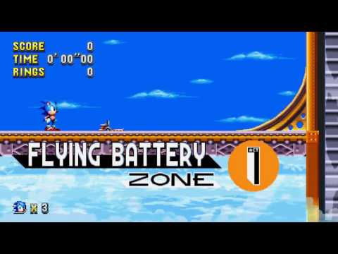 Sonic Mania: Flying Battery Zone - Reveal Trailer (60 FPS HD)