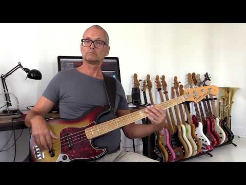 L382 Hip A7 bass groove with Harmonics tutorial