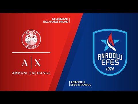 AX Armani Exchange Milan-Anadolu Efes Istanbul Highlights | Turkish Airlines EuroLeague, RS Round 34