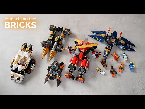 Vidéo LEGO Ninjago 71765 : Le robot ultra combo ninja