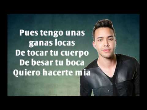 Prince Royce  ft. Farruko - Ganas Locas (Letra)