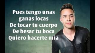 Prince Royce  ft. Farruko - Ganas Locas (Letra)