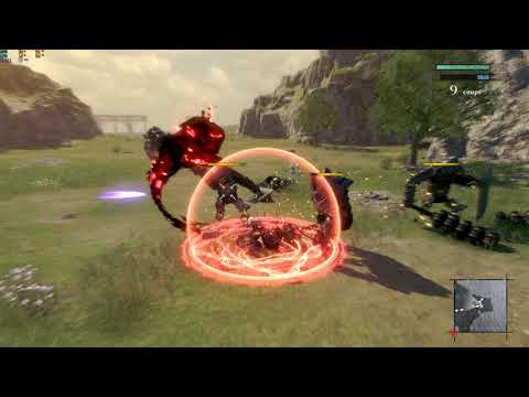 Nier Replicant quick combat gameplay