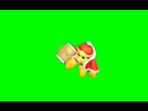 King Dedede Victory Dance Kirby Return To Dreamland Wii (Green Screen)