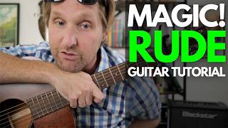 Rude by MAGIC! Guitar Tutorial - Guitar Lessons with Stuart!