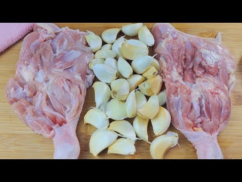 30 cloves creamy garlic chicken ❗