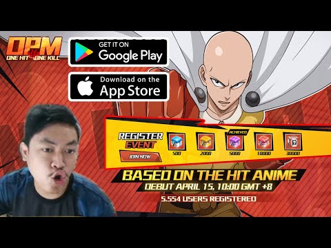 👊👊MARI PRE-REGISTER OPM : ONE HIT ONE SKILL UNTUK DAPATKAN REWARDS [FREE VIP 3 & TICKET GACHA]