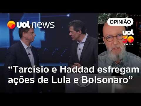 Josias de Souza: Debate entre Tarcísio e Haddad na Band ‘não teve ganhador’ e ‘houve empate’