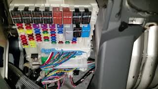 2010 Honda Fit Relay Identification and Locations
