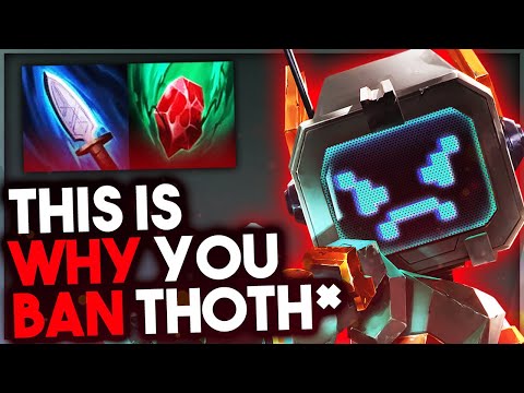 Thoth Does TOO MUCH DAMAGE Right Now and NEEDS to Be Banned - Grandmasters Ranked Joust - Smite