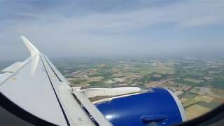 British Airways Airbus A320-232 G-EUYX flying towards Landing at Milano Linate Airport