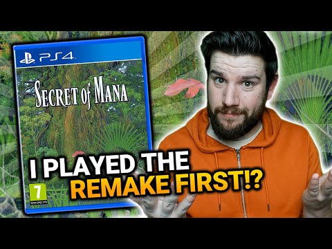 I Played Secret Of Mana For The First Time.. But It's THE REMAKE.. (PS4 Review)