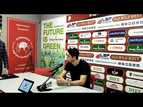 Giorgio Tesi Group Pistoia - Gesteco Cividale 80-61, il commento di Matteo Pollone