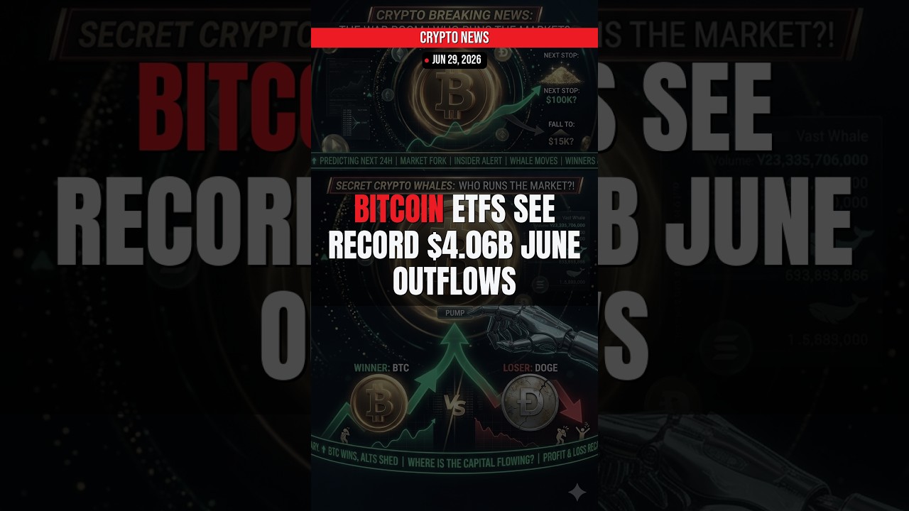 Bitcoin ETF RECORD — Is This The Bottom? (Jun 29, 2026)
